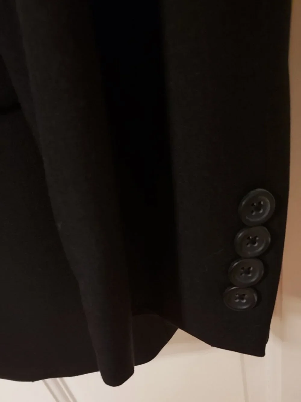 Pronto Uomo Platinum Black Suit Jacket Blazer 40R 2 Button Double Vent